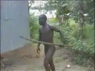 Tremendous menjijikan mentah keras afrika hutan hubungan intim!